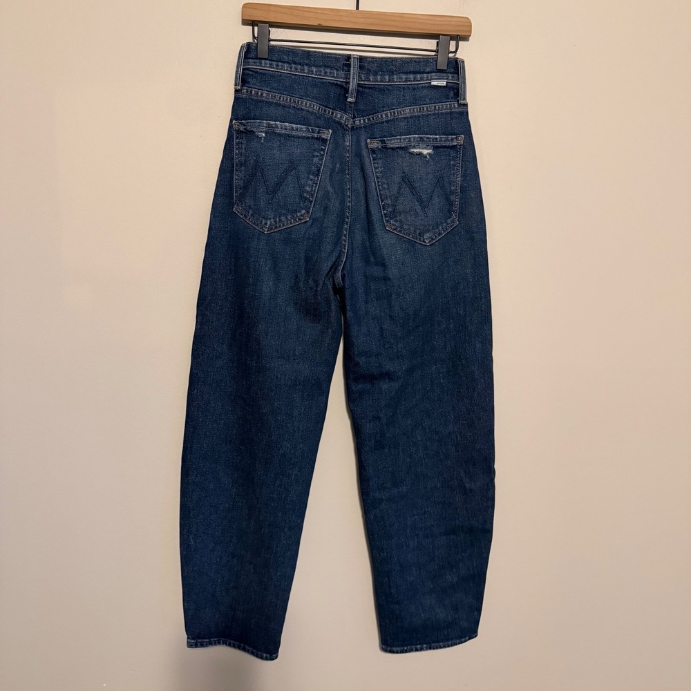 Mother jeans The Fangirl Flood barrel leg yee haw 26 loose baggy denim boho - Picture 4 of 7
